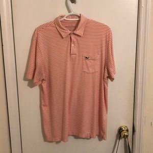 Vineyard Vines Men’s Classic Striped Polo MEDIUM